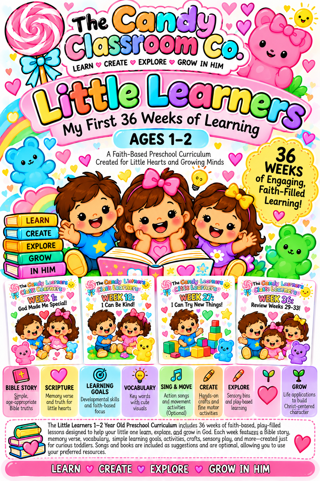 Faith Based - Little Learners Preschool Curriculum