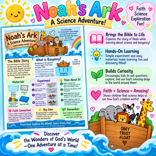 Noah's Ark Science Lesson Kinder to 4th Grade