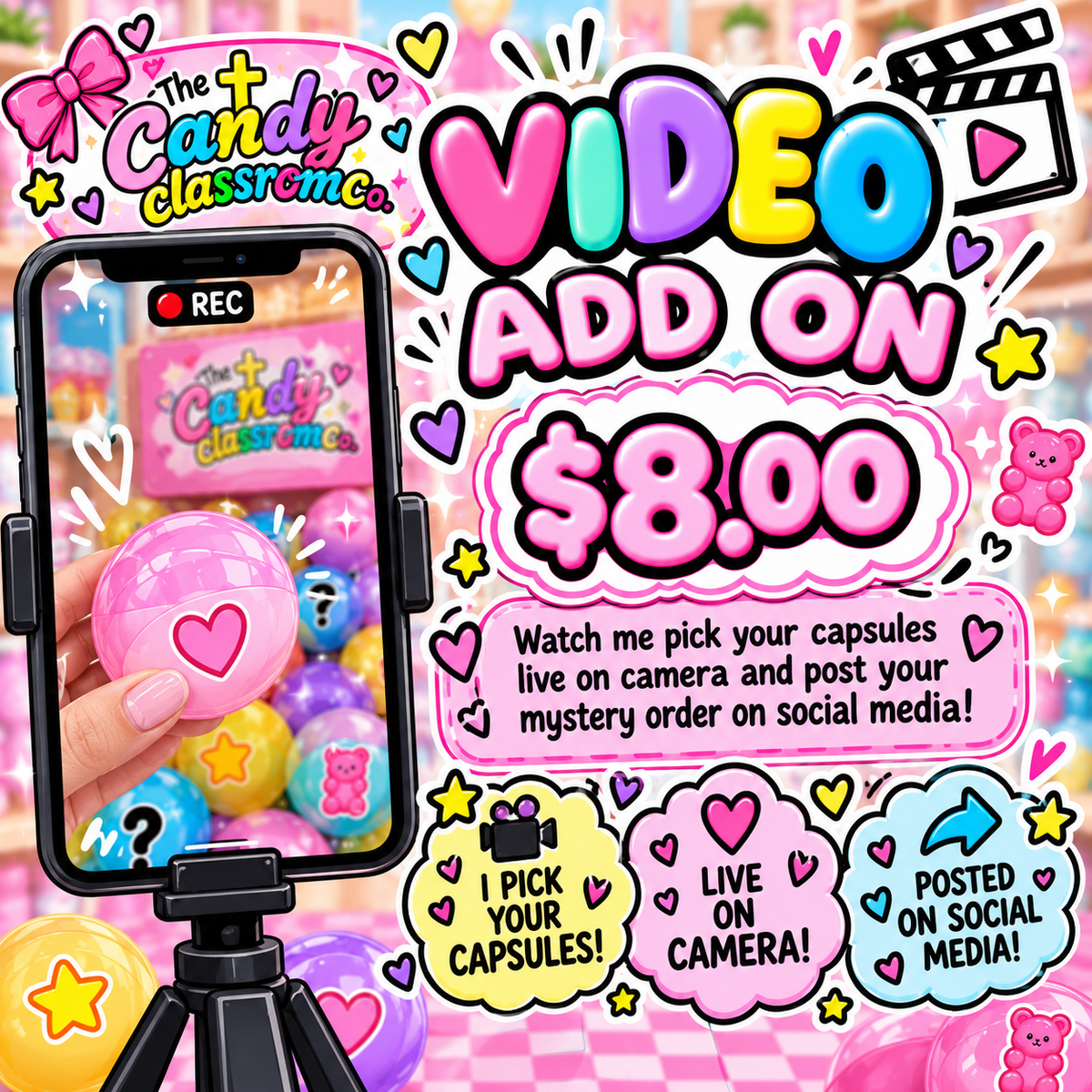 🎥💕 Mystery Capsule Video Add-On 💕